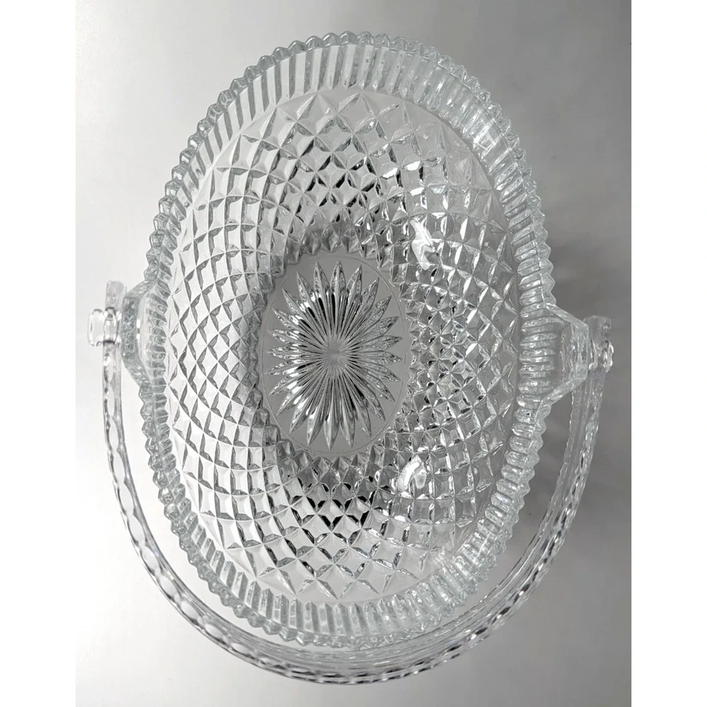 Mikasa Lead Crystal Basket 9